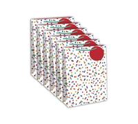 Clairefontaine Excellia 26988-2Cpack Set of 6 Gift Bags Large 26.5 x 14 x 33 cm 210 g Multi-Coloured Polka Dots on White Background Ideal for: Board Games, Puzzles, Gifts