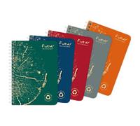 Clairefontaine Forever A6 Ruled Twin Wire Side Bound Soft Cover Assorted Perforated 120 Pages
