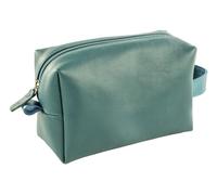Clairefontaine Ginkgo Collection 115950C - A Multi-Purpose Pencil Case 18 x 11 x 7 cm Pine Green Leather - Large Capacity - Pens/Pencils/Felt-Tip Pens