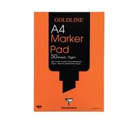 Goldline Clairefontaine A4 Marker Pad 70gsm 50 Sheets White Paper GPB1A4Z