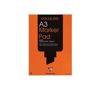 Clairefontaine Goldline White Marker Pad A3 GPB1A3