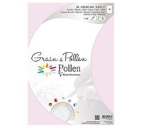 Clairefontaine Grain De Pollen Card, A4, 210g - Rose Oil, Pack 5