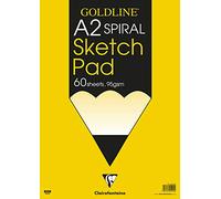Clairefontaine GSSPA2Z Goldline Sketch spiral bound pad 120F A2 95g