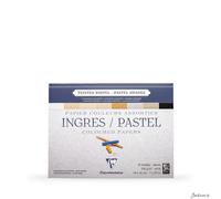 Clairefontaine Ingres Pastel Paper Gummed Pad Cotton 18x24cm 25 Sheets 130gsm...