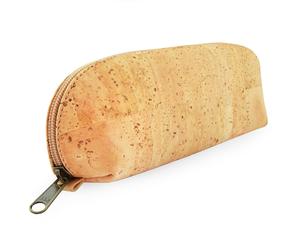 Clairefontaine Natural Cork Triangular Small Pencil Case Eco-Friendly Beige