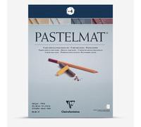 Clairefontaine - Ref 96112C - Pastelmat Pastel Card Pad No.4 (12 Sheets) - 360gsm Card - 30 x 40cm - Assorted Colours - Specially Formulated For Use With Pastels