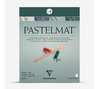 Clairefontaine - Ref 96114C - Pastelmat Pastel Card Pad No.5 (12 Sheets) - 360gsm Card - 24 x 30cm - Assorted Colours - Specially Formulated For Use With Pastels