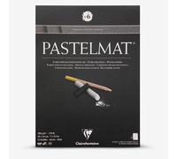 Clairefontaine - Ref 96003C - Pastelmat Pastel Card Pad No.6 (12 Sheets) - 360gsm Card - 18 x 24cm - Anthracite - Specially Formulated For Use With Pastels