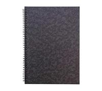 Clairefontaine Notebook Sidebound Ruled 90gsm 120 Pages A4, Black, Pack 10