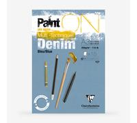 Clairefontaine : PaintOn : Glued Pad : 250gsm : 15 Sheets : A3 : Denim Blue