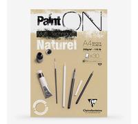 Clairefontaine : PaintOn Natural : Gummed Pad : 250gsm : 30 Sheets : A4