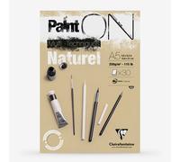 Clairefontaine : PaintOn Natural : Gummed Pad : 250gsm : 30 Sheets : A5