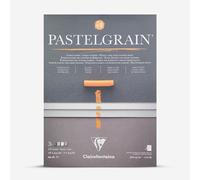 Clairefontaine : Pastelmat : No.1 : Pastelgrain : Glued Pad : 360gsm : 18x24cm (Apx. 7x9.5in) : 12 Sheets : Assorted Grey