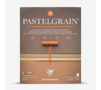 Clairefontaine : Pastelmat : No.1 : Pastelgrain : Glued Pad : 360gsm : 24x30cm (Apx.9.5x12in) : 12 Sheets : Assorted Natural Colours