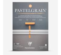 Clairefontaine : Pastelmat : No.1 : Pastelgrain : Glued Pad : 360gsm : 30x40cm (Apx.12x15.5in) : 12 Sheets : Assorted Grey