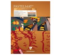 Clairefontaine - Ref 96008C - Pastelmat Pastel Card Pad No.2 (12 Sheets) - 360gsm Card - 30 x 40cm - Assorted Colours - Specially Formulated For Use With Pastels