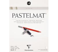 Clairefontaine Pastelmat Pad - White 360g 18x24cm 12 sheets