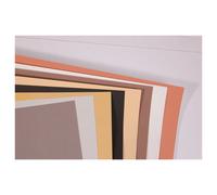 Clairefontaine - Ref 96016C - Pastelmat Pastel Card Pad No.1 (12 Sheets) - 360gsm Card - 18 x 24cm - Assorted Colours - Specially Formulated For Use With Pastels