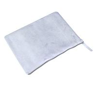 Clairefontaine 'Plume' Iridescent Suede Leather Universal Pocket- Sky Blue