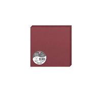 Clairefontaine - Ref 12180C - Pollen Folded Card (Pack of 25 Sheets) - 160 x 160mm Sized, 210gsm Card, Inkjet & Laser Printer Compatible, Acid Free - Maroon