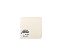 Clairefontaine - Ref 12886C - Pollen Iridescent Folded Card (Pack of 25 Sheets) - 135 x 135mm Sized, 210gsm Grained Card, Acid Free, Inkjet & Laser Printer Compatible - Cream
