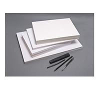 Clairefontaine - Ref 1694C - White Drawing Sketch Paper (Pack of 250 Sheets) - 24 x 32cm - 120gsm Paper, pH Neutral, Acid Free, Suitable for Sketching & Drawing