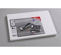 Clairefontaine - Ref 193656C - Foam Board (Pack of 5 Sheets) - A4 (297 x 210mm) in Size, 3mm Thick, Light & Stiff - Suitable for Decoration, Framing & Model-Making