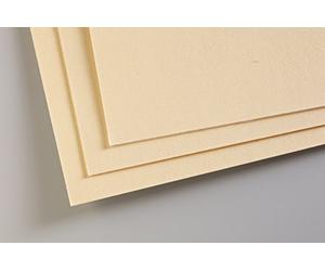 Clairefontaine - Ref 197011C - Pastelmat Card Sheets (Pack of 5 Sheets) - 360gsm Card - 24 x 32cm - Maize Colour - Specially Formulated For Use With Pastels