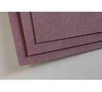 Clairefontaine - Ref 197020C - Pastelmat Card Sheets (Pack of 5 Sheets) - 360gsm Card - 24 x 32cm - Burgundy Colour - Specially Formulated For Use With Pastels