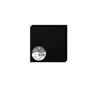 Clairefontaine - Ref 2805C - Pollen Folded Card (Pack of 25 Sheets) - 135 x 135mm Sized, 210gsm Card, Inkjet & Laser Printer Compatible, Acid Free - Black