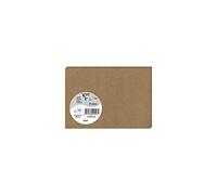 Clairefontaine - Ref 29016C - Pollen Kraft Card (Pack of 25) - 110 x 155mm in Size, 210gsm Card, Acid Free, Laser & Inkjet Printer Compatible - Kraft Finish