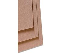 Clairefontaine - Ref 296011C - Pastelmat Card Sheets (Pack of 5 Sheets) - 360gsm Card - 70 x 100cm - Brown Colour - Specially Formulated For Use With Pastels