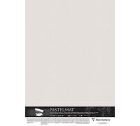 Clairefontaine - Ref 296020C - Pastelmat Card Sheets (Pack of 5 Sheets) - 360gsm Card - 70 x 100cm - Light Grey Colour - Specially Formulated For Use With Pastels