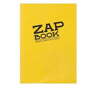 Clairefontaine - Ref 3356C - Recycled Zap Book (160 Pages) - A6 (148 x 105mm) Size, Recycled 80gsm Paper, Acid Free, pH Neutral - Assorted Bright Colours ( Pack of 5)