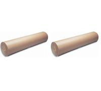 Clairefontaine - Ref 395771C - Kraft Paper Roll (Single Roll) - 10 x 1m Size, 60gsm Paper, Acid Free, pH Neutral - Suitable for Painting & Drawing - Brown (Pack of 2)