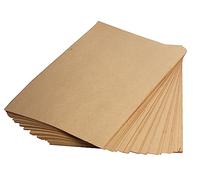 Clairefontaine - Ref 396005C - Kraft Paper (50 Sheets) - A3 (420 x 297mm) Sized - Natural Brown, Smooth Side & Ribbed Side, 90gsm Paper, Acid Free, pH Neutral