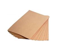 Clairefontaine - Ref 396007C - Kraft Paper (25 Sheets) - A1 (840 x 594mm) Sized - Natural Brown, Smooth Side & Ribbed Side, 90gsm Paper, Acid Free, pH Neutral
