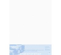 Clairefontaine - Ref 396010C - Pastelmat Mounted Board (5 Sheets) - 1800 Microns - 70 x 100cm - White Colour - Specially Formulated For Use With Pastels