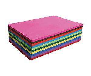 Clairefontaine - Ref 455201C - Carta Coloured Paper (100 Sheets) - A4 (21 x 29.7cm) Size, 130gsm Paper, Acid Free, Recycled Paper, Blue Angel Certified - Assorted Colours