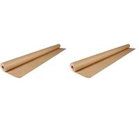 Clairefontaine - Ref 495771C - Kraft Paper Roll (Single Roll) - 25 x 1m Size, 60gsm Paper, Acid Free, pH Neutral - Suitable for Painting & Drawing - Brown (Pack of 2)