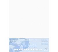 Clairefontaine - Ref 496010C - Pastelmat Mounted Board (5 Sheets) - 1800 Microns - 50 x 70cm - White Colour - Specially Formulated For Use With Pastels
