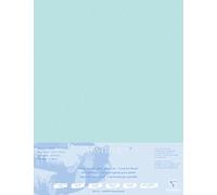 Clairefontaine - Ref 496013C - Pastelmat Mounted Board (5 Sheets) - 1800 Microns - 50 x 70cm - Light Blue Colour - Specially Formulated For Use With Pastels