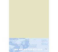 Clairefontaine - Ref 496015C - Pastelmat Mounted Board (5 Sheets) - 1800 Microns - 50 x 70cm - Sand Colour - Specially Formulated For Use With Pastels