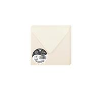 Clairefontaine - Ref 50048C - Pollen Iridescent Envelopes (Pack of 20) - 140 x 140mm in Size, 120gsm Paper, Suitable for Use with Inkjet or Laser Printers - Cream