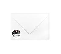 Clairefontaine - Ref 5432C - Pollen Envelopes (Pack of 20) - C5 Sized, 120gsm Paper, Gummed Seal, Inkjet & Laser Printer Compatible, Acid Free - White