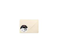 Clairefontaine - Ref 5440C - Pollen Envelopes (Pack of 20) - 75 x 100mm Sized, 120gsm Paper, Gummed Seal, Inkjet & Laser Printer Compatible, Acid Free - Cream