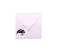 Clairefontaine - Ref 5863C - Pollen Envelopes (Pack of 20) - 165 x 165mm Sized, 120gsm Paper, Gummed Seal, Inkjet & Laser Printer Compatible, Acid Free - Lilac