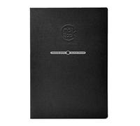 Clairefontaine - Ref 60317C - Crok'Book Portrait Staplebound Sketchbook - A3 (42 x 29.7cm), 120gsm Paper, Acid Free, pH Neutral, 20 Black Sheets - Black Cover