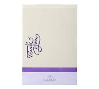 Clairefontaine - Ref 60502L - G.Lalo Letterpress Correspondence Set - 1 x 350gsm Cream Vellum Card (10.7 x 15.2cm) + 1 Envelope (11.4 x 16.2cm) - Thank You