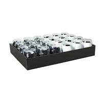 Clairefontaine - Ref 613250C - Matt Counter Ribbon Roll (Pack of 24 Reels) - 7mm x 10m Length Roll, Polypropylene - Suitable for Gift Wrapping & Crafting - Black & White